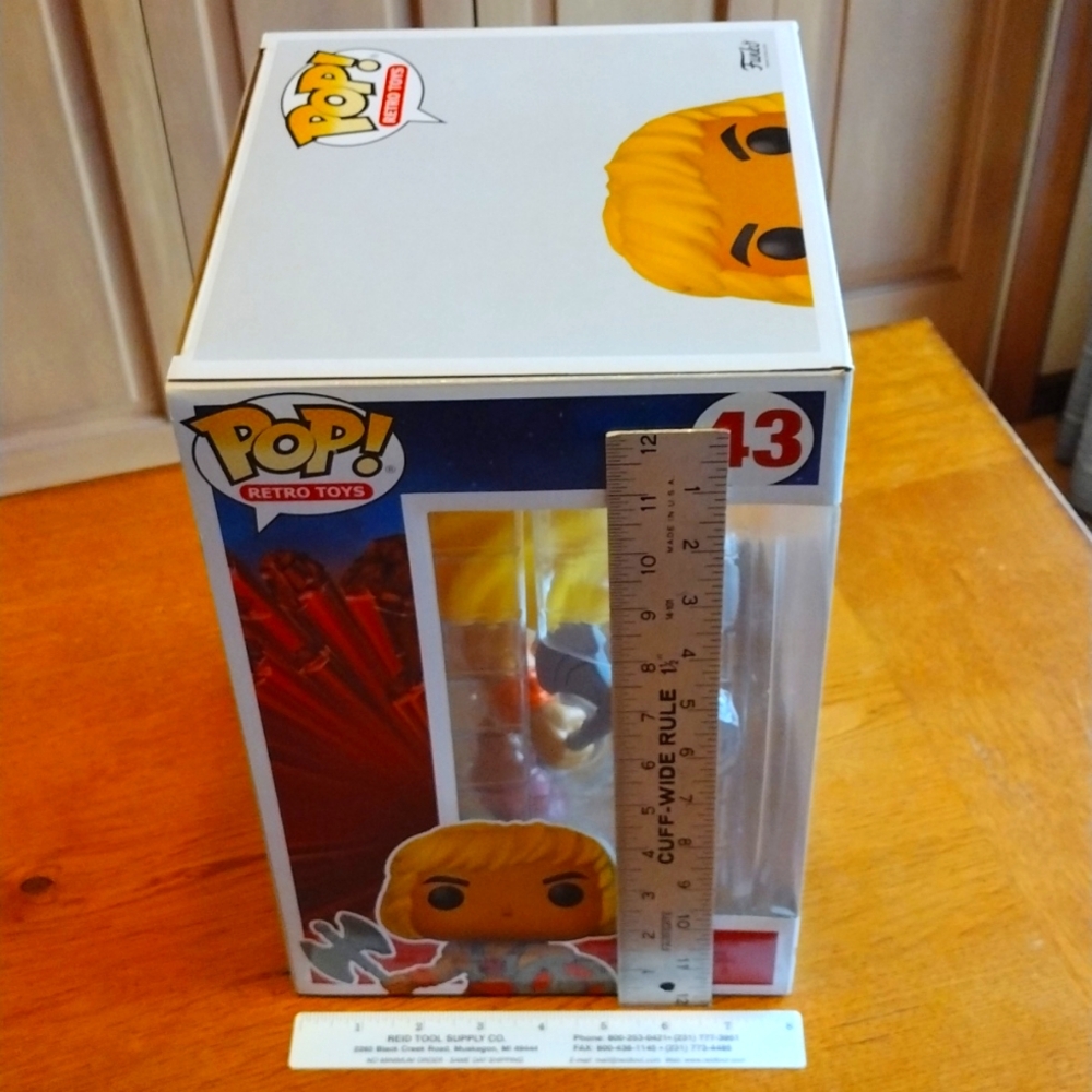 Large 10" He Man Masters of the Universe #43 Funko Pop Retro Toys Vinyl Figure - Picture 3 of 8